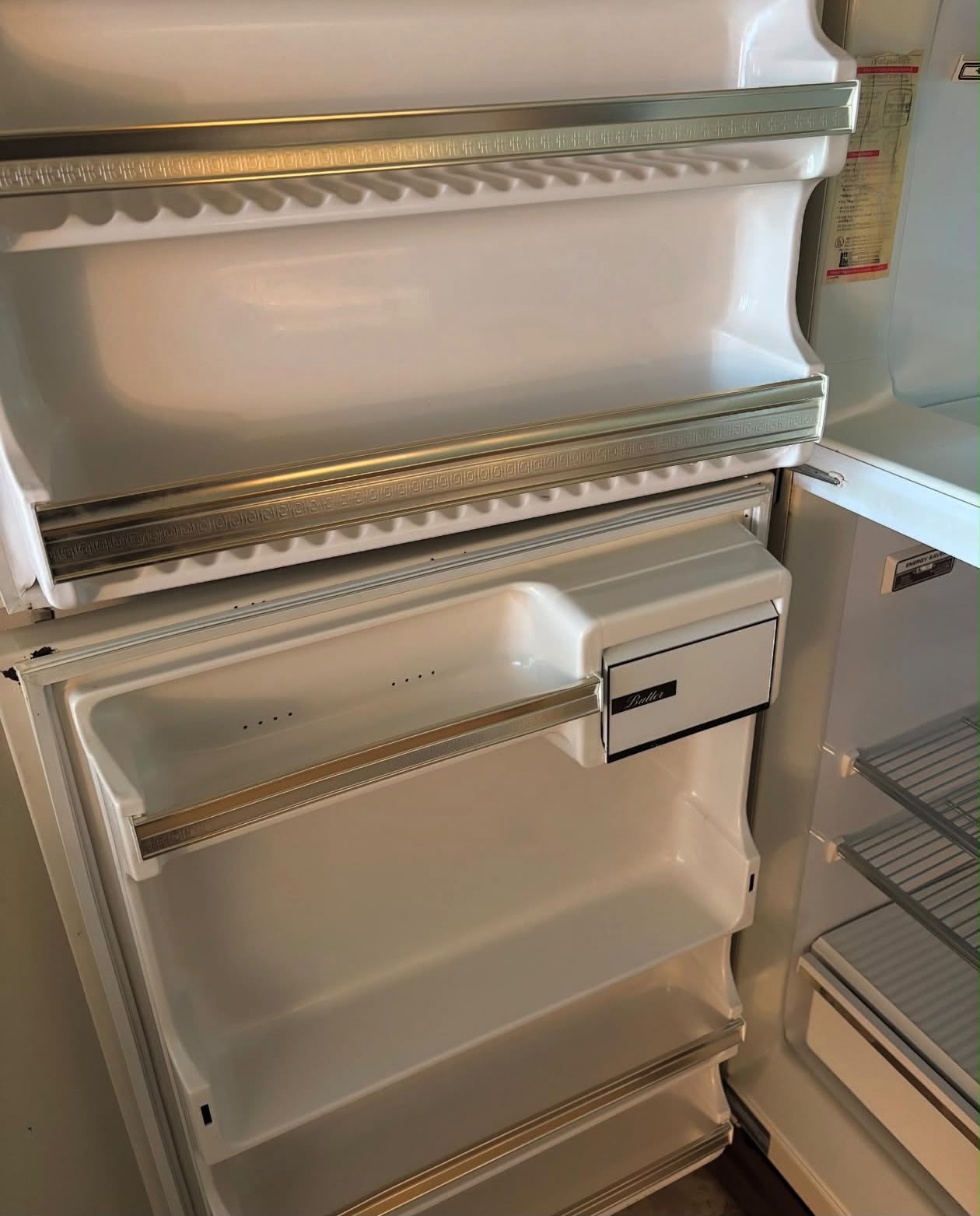Refrigerator after cleaning