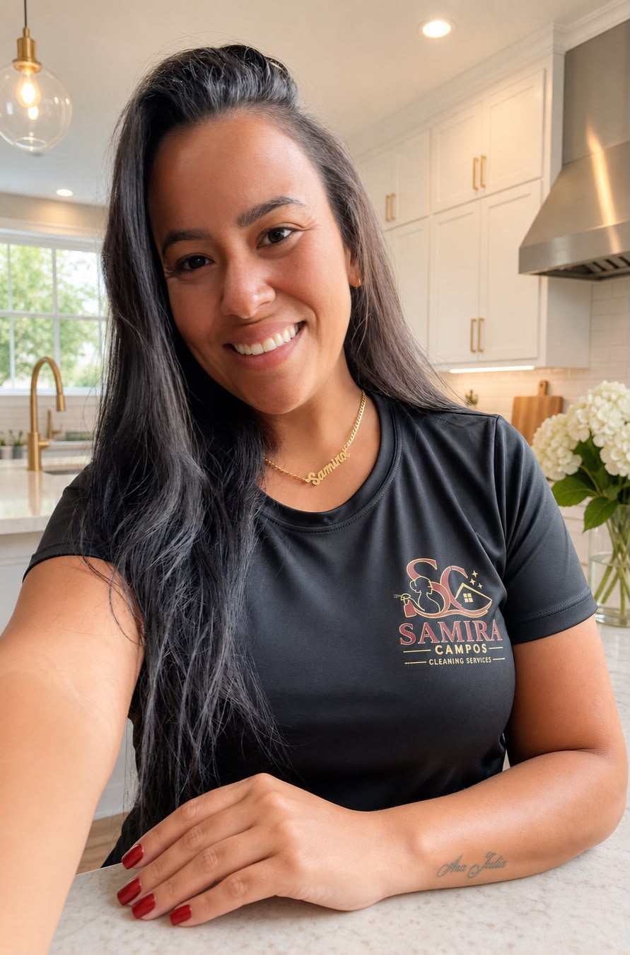 Samira Campos, owner of Samira Campos Cleaning Services